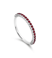 Ring Mikiko Woman in White Gold Rubino 0.34 Ct MA5088O4RBN - MA5088O4RBN